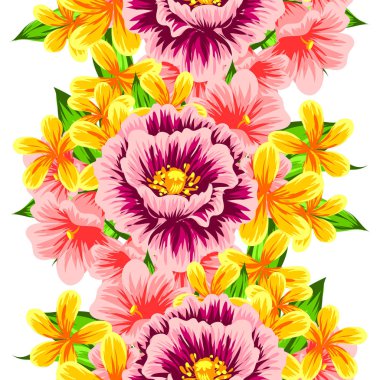 Kusursuz çiçek deseni