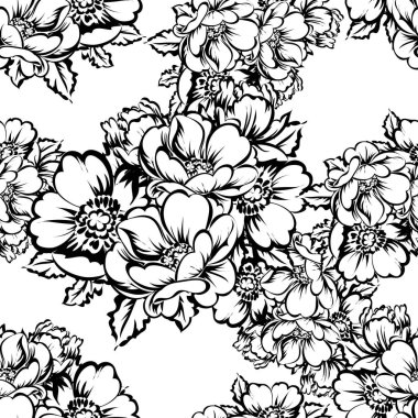 Kusursuz çiçek deseni