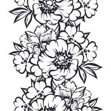 Kusursuz çiçek deseni