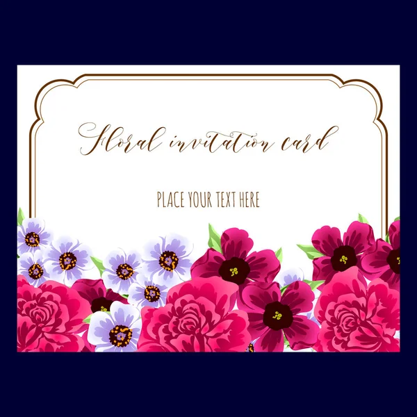 İhale çiçek davetiye