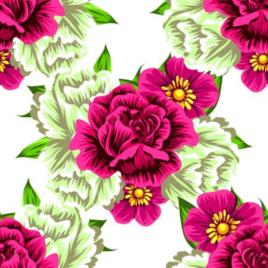 Kusursuz çiçek deseni