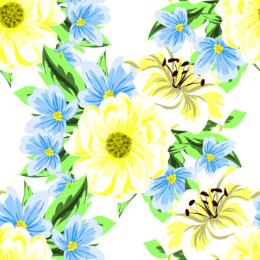 Kusursuz çiçek deseni