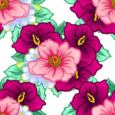 Kusursuz çiçek deseni