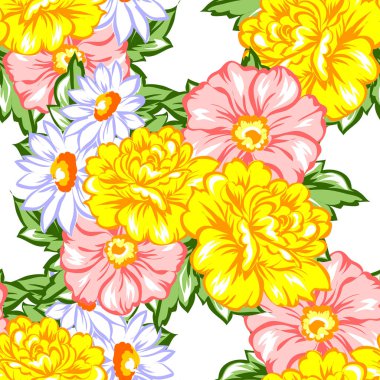 Kusursuz çiçek deseni