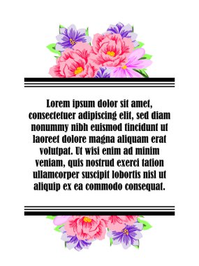 İhale çiçek davetiye