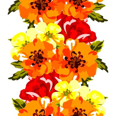 Kusursuz çiçek deseni