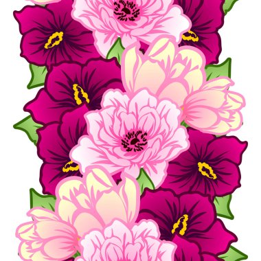 Kusursuz çiçek deseni