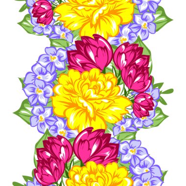 Kusursuz çiçek deseni