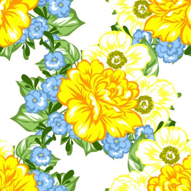 Kusursuz çiçek deseni