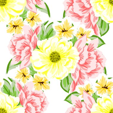 Kusursuz çiçek deseni