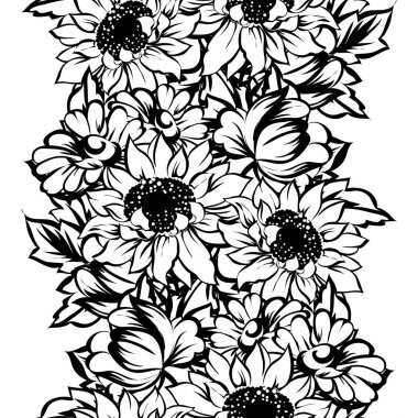 Kusursuz çiçek deseni