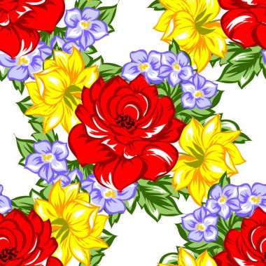 Kusursuz çiçek deseni