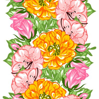 Kusursuz çiçek deseni