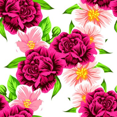 Kusursuz çiçek deseni