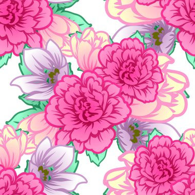 Kusursuz çiçek deseni