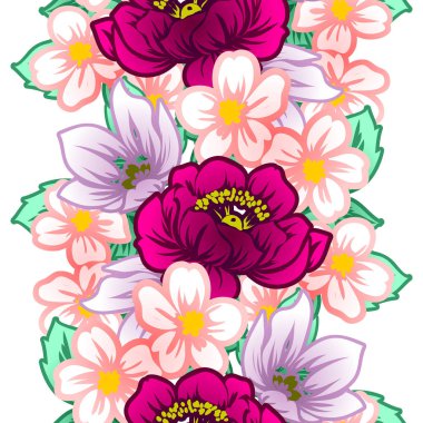 Kusursuz çiçek deseni