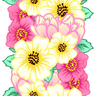 Kusursuz çiçek deseni