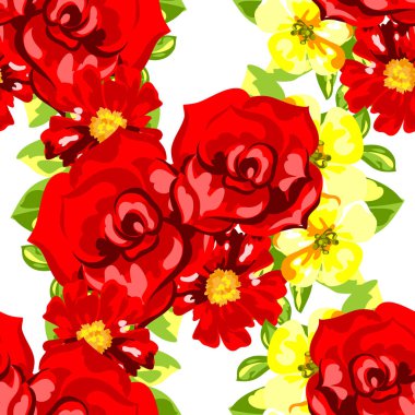 Kusursuz çiçek deseni