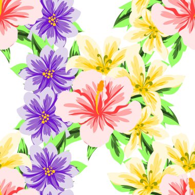 Kusursuz çiçek deseni