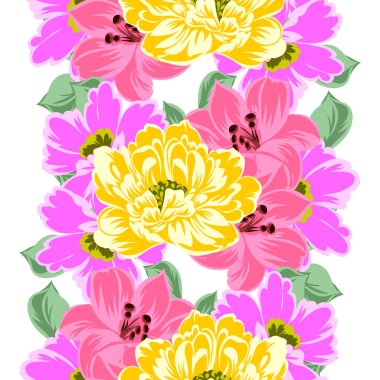 Kusursuz çiçek deseni