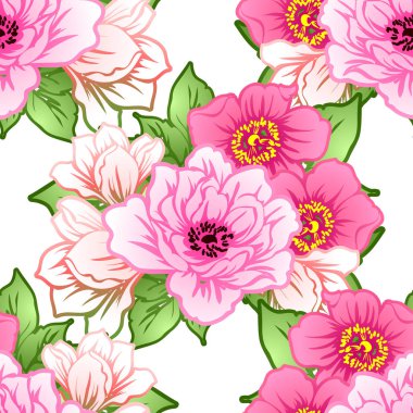 Kusursuz çiçek deseni