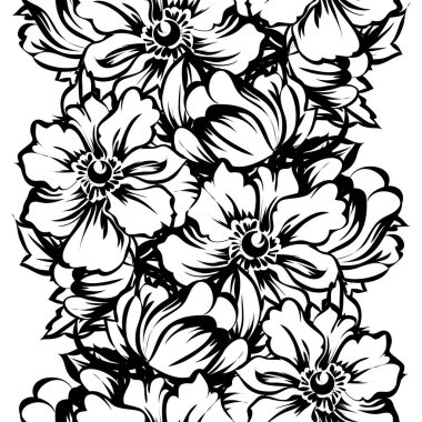 Kusursuz çiçek deseni