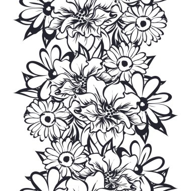 Kusursuz çiçek deseni