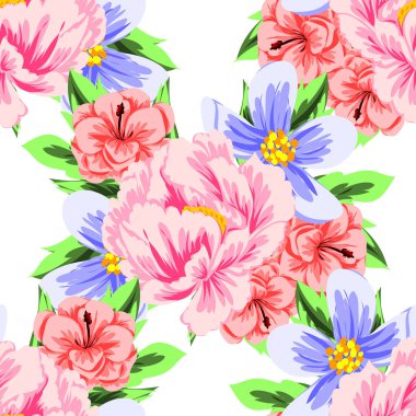 Kusursuz çiçek deseni