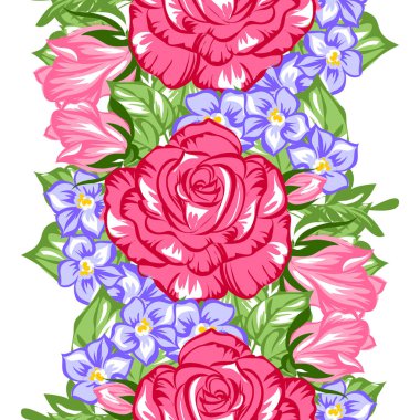 Kusursuz çiçek deseni