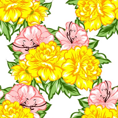 Kusursuz çiçek deseni