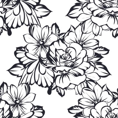 Kusursuz çiçek deseni