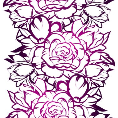 Kusursuz çiçek deseni