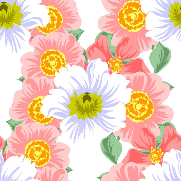 Dikişsiz çiçek deseni