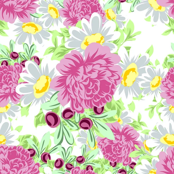 Dikişsiz çiçek deseni