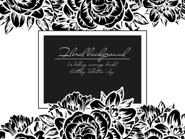 Vintage çiçek davetiye