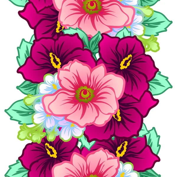 Dikişsiz çiçek deseni