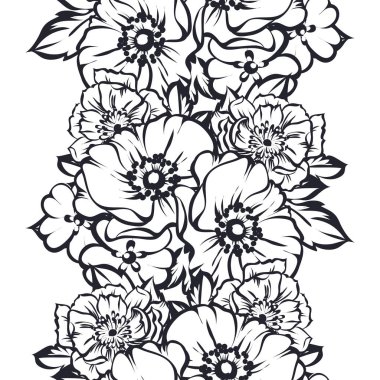 Kusursuz çiçek deseni