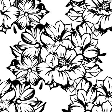 Kusursuz çiçek deseni