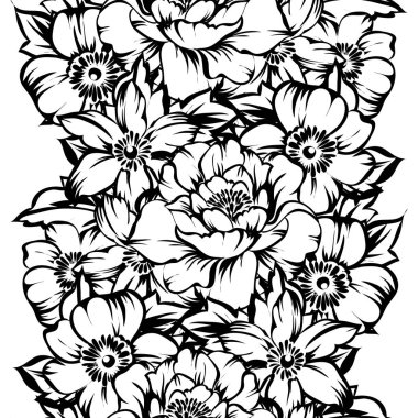 Kusursuz çiçek deseni