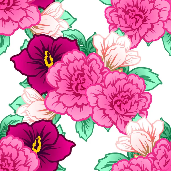 Dikişsiz çiçek deseni