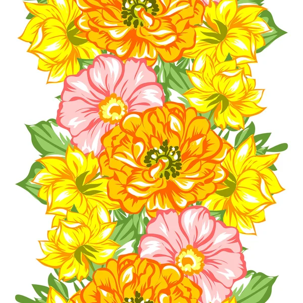 Dikişsiz çiçek deseni