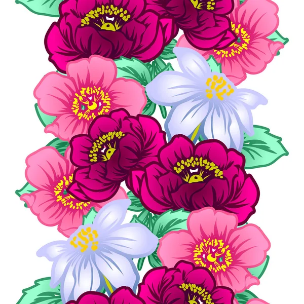 Dikişsiz çiçek deseni