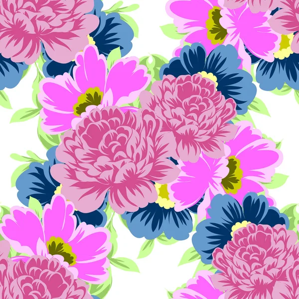 Dikişsiz çiçek deseni