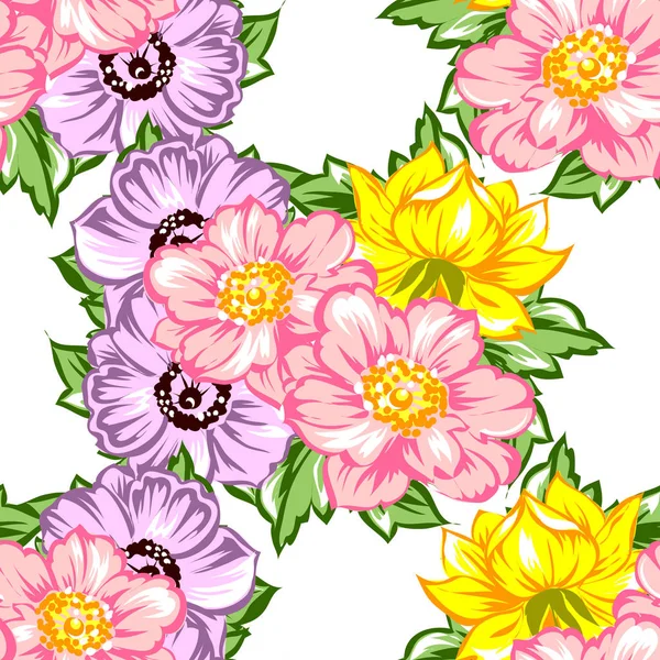 Dikişsiz çiçek deseni