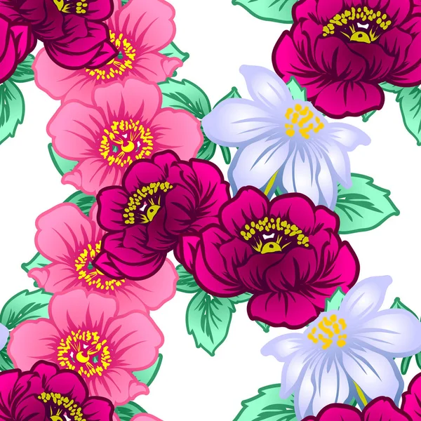 Dikişsiz çiçek deseni