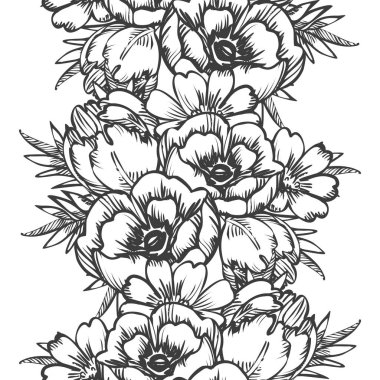 Kusursuz çiçek deseni