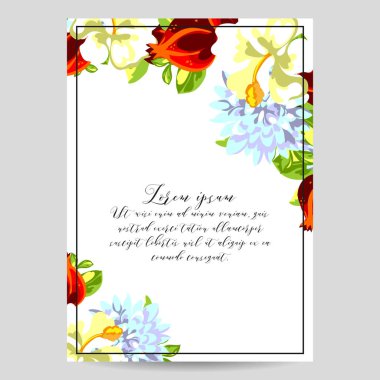 İhale çiçek davetiye