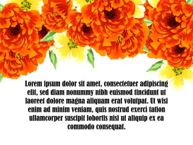 İhale çiçek davetiye