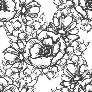 Kusursuz çiçek deseni