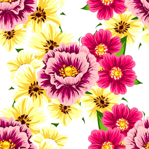 Dikişsiz çiçek deseni